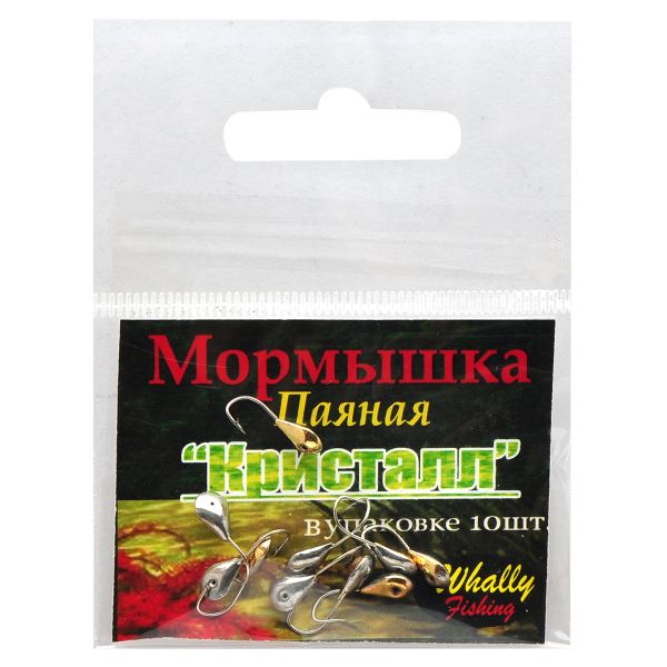 Мормишка Whally Fishing - Крапля - Паяна Кристал - 10 шт./уп