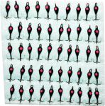 Мормишка АІР - Чортик Паяний - Червоний-50 шт./уп