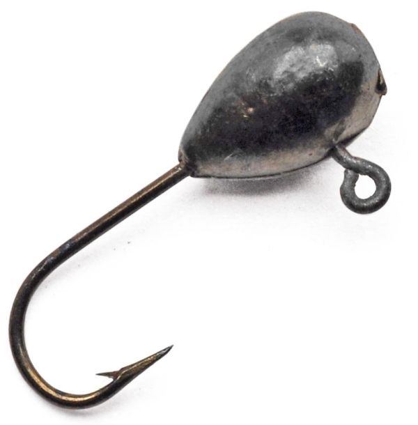 Мормишка Ladoga Крапля - 0.6 г - Темний нікель - 10шт/уп