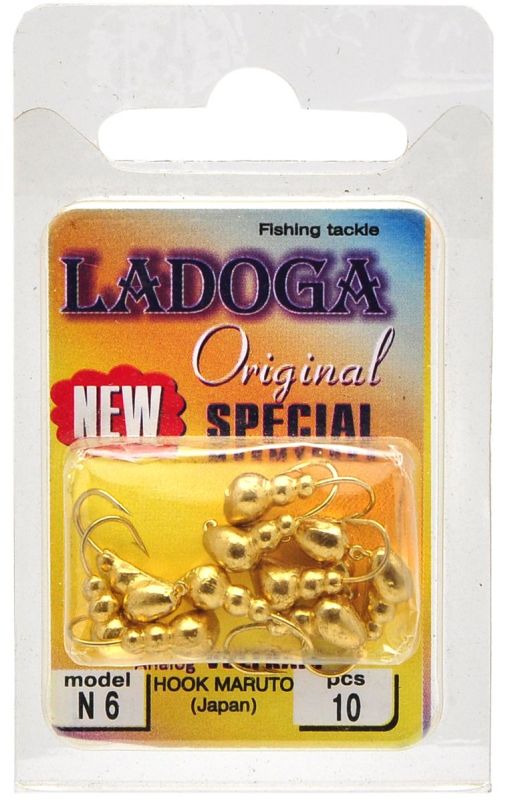 Мормишка Ladoga Мураха з вушком - 0.9 г - Золото - 10 шт./уп