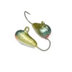 Мормишка Мальок Golden Fish 2000192 - Крапля - 1,92 г - 17 мм - Білий-Червоний-Синій-Золото