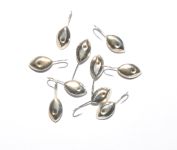 Мормишка "Полюс" №6 - Срібло - Листок - 0,4 г - 10 шт/уп