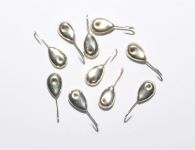 Мормишка "Полюс" №8 - Срібло - Крапля №1 - 0,4 г - 10 шт/уп