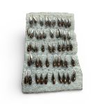 Мормишка Уралка паяна - Срібло - 50 шт/уп