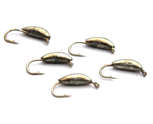 Мормишка Вольфрам Долька Часнику - Темне срібло - 10 шт./уп