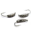 Мормишка Вольфрам Личинка - Світле срібло