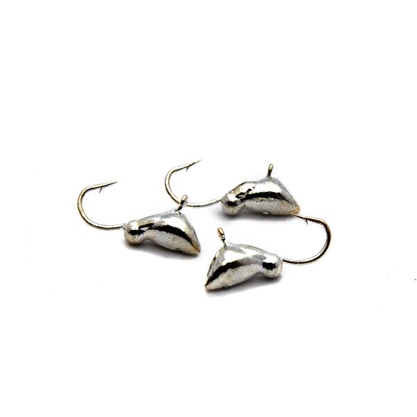 Мормишка Вольфрам Оса - Світле срібло - 10 шт./уп