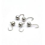 Мормишка Вольфрам Куля гранована - Світле срібло - 10 шт./уп