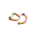 Мормишка Вольфрамова Банан з бісером - Мідь - 10 шт./уп