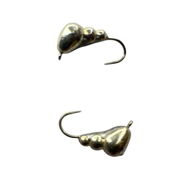 Мормышка Вольфрамовая Hayabusa Муравей - С ушком - Серебро