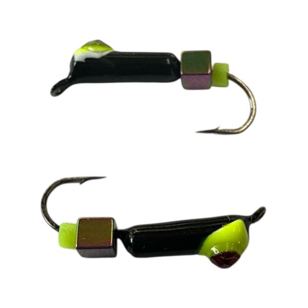 Мормишка Вольфрамова "Латишка" Гвоздик - Котяче око з кубиком хамелеон - 0,5 г - МК1110