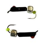 Мормишка Вольфрамова "Латишка" Гвоздик - Котяче око з кубиком срібло - 0,5 г - МК1104