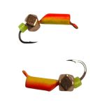 Мормишка Вольфрамова "Латишка" Гвоздик - Міні з кубиком мідь - 0,4 г - МК1078