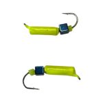 Мормишка Вольфрамова "Латишка" Гвоздик - З кубиком блакитний - 0,5 г - МК1147