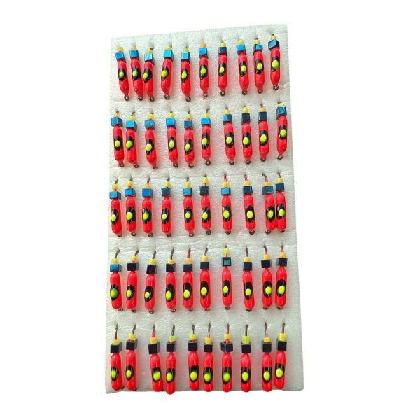 Мормишка Вольфрамова "Латишка" Гвоздик - З кубиком блакитний - 0,5 г - МК1151