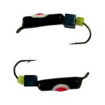 Мормишка Вольфрамова "Латишка" Гвоздик - З кубиком блакитний - 0,5 г - МК1164