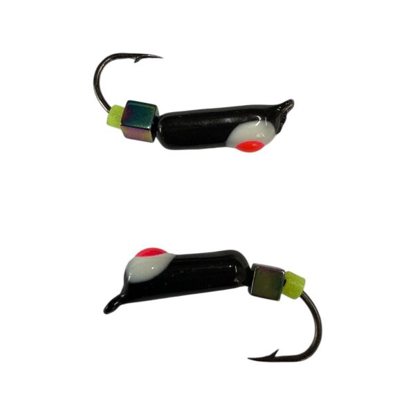 Мормишка Вольфрамова "Латишка" Гвоздик - З кубиком хамелеон - 0,7 г - МК1150