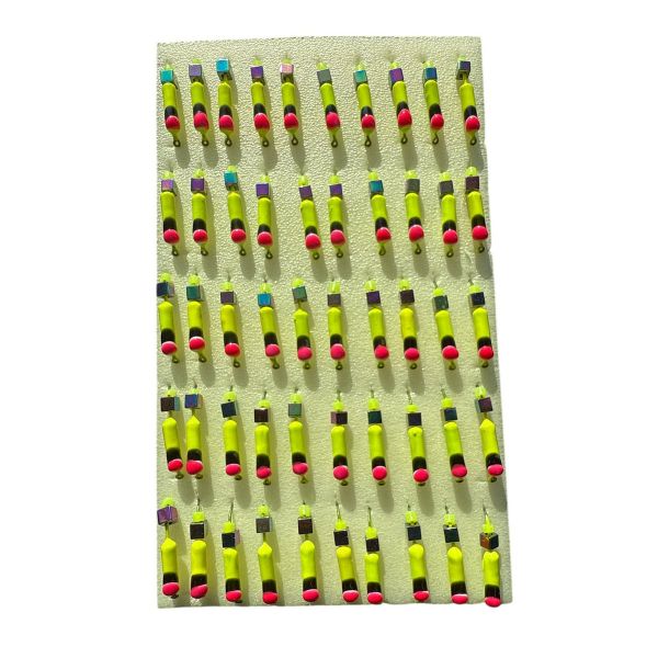 Мормишка Вольфрамова "Латишка" Гвоздик - З кубиком хамелеон - 0,5 г - МК1157