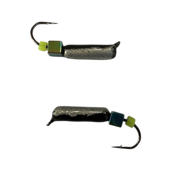 Мормишка Вольфрамова "Латишка" Гвоздик - З кубиком хамелеон - 0,5 г - МК1159