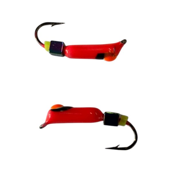 Мормишка Вольфрамова "Латишка" Гвоздик - З кубиком хамелеон - 0,5 г - МК1162