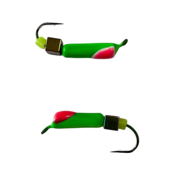 Мормишка Вольфрамова "Латишка" Гвоздик - З кубиком хамелеон - 0,5 г - МК1169