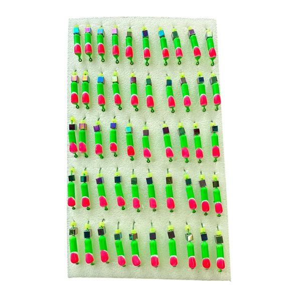 Мормишка Вольфрамова "Латишка" Гвоздик - З кубиком хамелеон - 0,5 г - МК1169