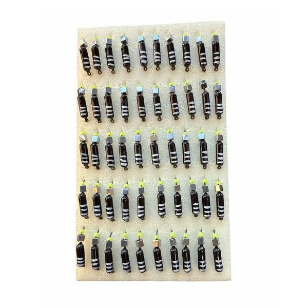 Мормишка Вольфрамова "Латишка" Гвоздик - З кубиком срібло - 0,7 г - МК1122