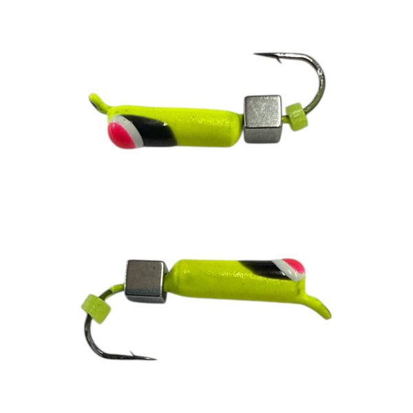 Мормишка Вольфрамова "Латишка" Гвоздик - З кубиком срібло - 0,5 г - МК1127