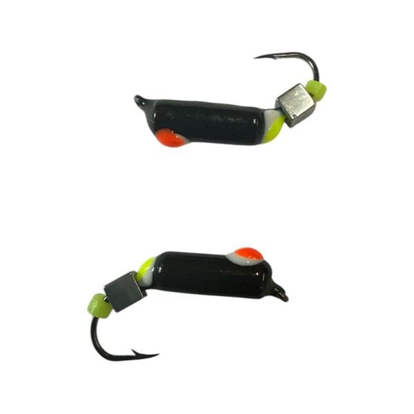 Мормишка Вольфрамова "Латишка" Гвоздик - З кубиком срібло - 0,9 г - МК1140