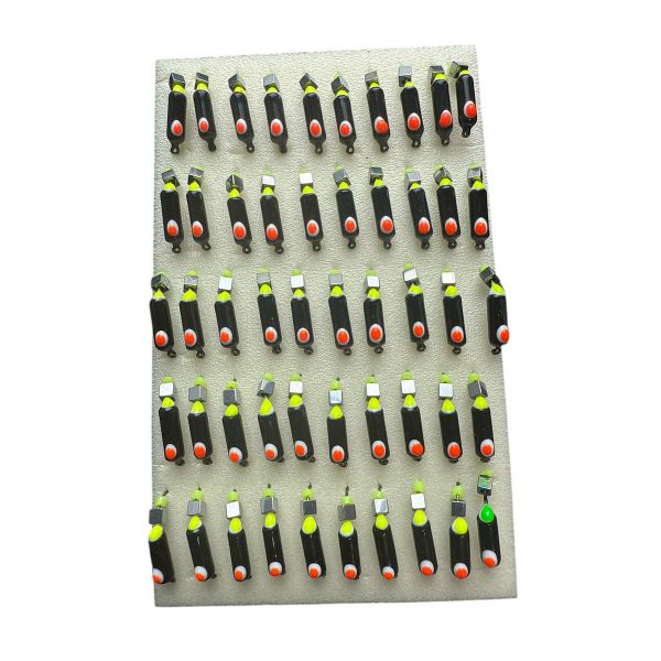 Мормишка Вольфрамова "Латишка" Гвоздик - З кубиком срібло - 0,9 г - МК1140