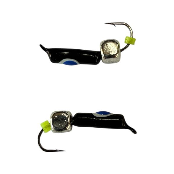 Мормишка Вольфрамова "Латишка" Гвоздик - З кубиком срібло - 0,5 г - МК1163