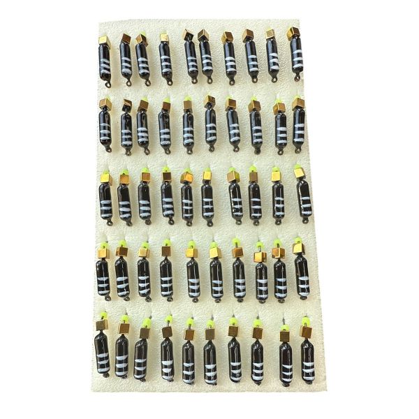 Мормишка Вольфрамова "Латишка" Гвоздик - З кубиком золото - 0,7 г - МК1152