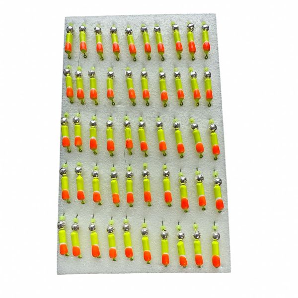 Мормишка Вольфрамова "Латишка" Гвоздик - З кулькою срібло - 0,5 г - МК1144