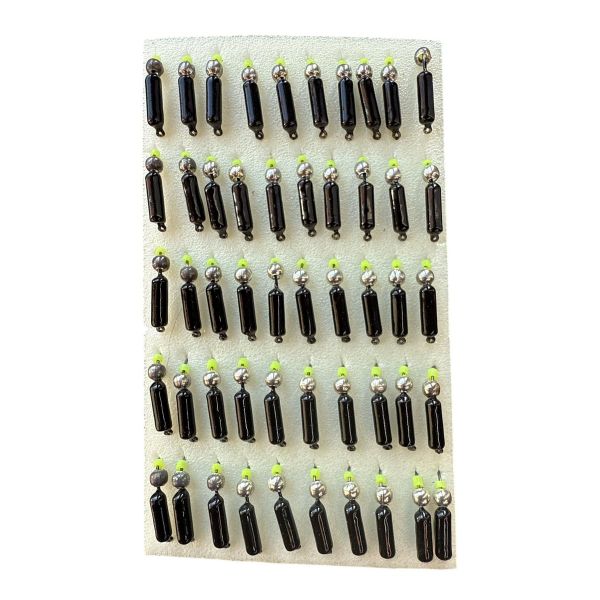 Мормишка Вольфрамова "Латишка" Гвоздик - З кулькою срібло - 0,7 г - МК1172