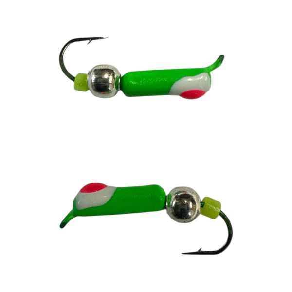 Мормишка Вольфрамова "Латишка" Гвоздик - З кулькою срібло - МК1180