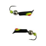 Мормишка Вольфрамова "Латишка" Гвоздик - З кулькою срібло - МК1182