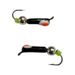 Мормишка Вольфрамова "Латишка" Гвоздик - З кулькою срібло - МК1201