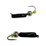 Мормишка Вольфрамова "Латишка" Гвоздик - З кулькою срібло - МК1202