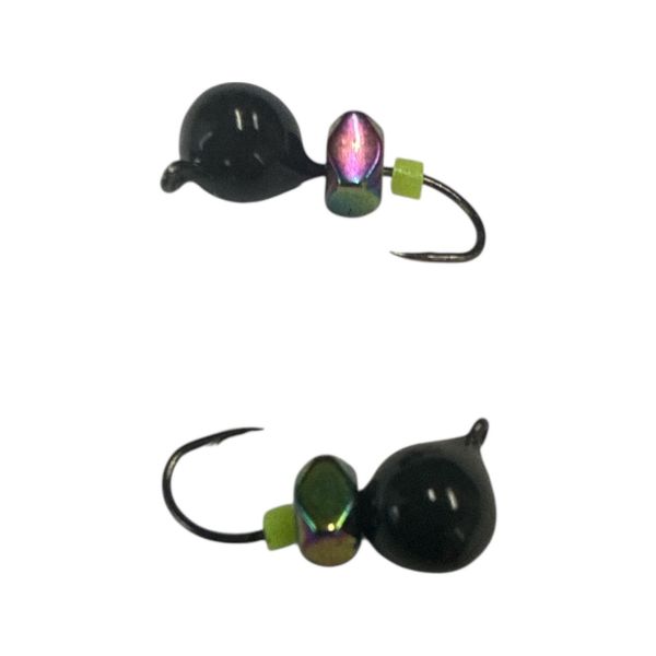 Мормишка Вольфрамова "Латишка" Куля - З кубиком хамелеон - МК1053