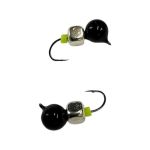 Мормишка Вольфрамова "Латишка" Куля - З кубиком срібло - МК1076