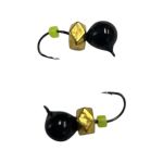 Мормишка Вольфрамова "Латишка" Куля - З кубиком золото - МК1075