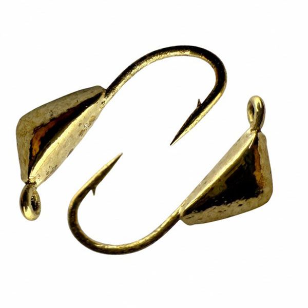 Мормишка Вольфрамова - Дрейссена (чесночниця) №2 - 0,3 г - Прибалтика - Золото - 10 шт/уп