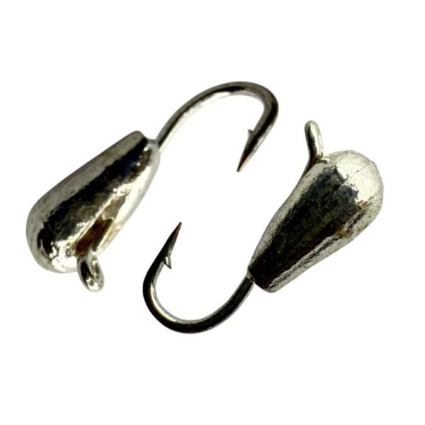 Мормишка Вольфрамова - Крапля Мала №1 - 0.3 г - Прибалтика - Срібло - 10 шт/уп