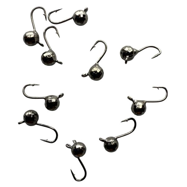 Мормишка вольфрамова - Куля Гранена - Прибалтика - Чорний нікель - 10 шт/уп