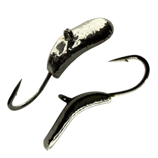 Мормишка вольфрамова - Уралка Перевертень - Прибалтика - Срібло - 10 шт/уп