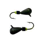 Мормишка Вольфрамова Володимирська Крапля - З кубиком хамелеон - 4 мм - 1 г - Котяче око - Арт.645