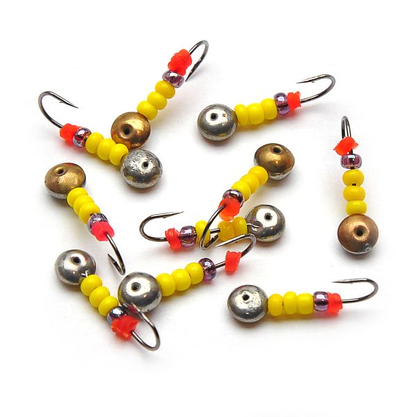 Мормишка Whally Fishing - 0.3 г - Безнасадкова - Паяна - Жовта