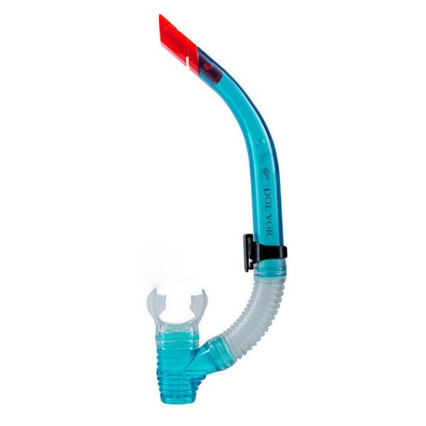 Комплект Dolvor: Маска для плавання M4204P + Трубка SN07P - Синій (Clear Aqua Blue)