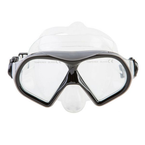 Комплект Dolvor: Маска для плавання M9510P + Трубка SN52P - Срібло (Silver)