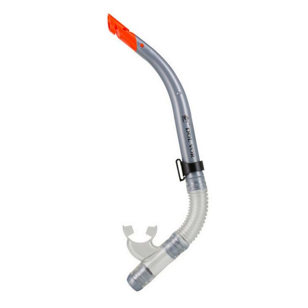 Комплект Dolvor: Маска для плавання M9510P + Трубка SN52P - Срібло (Silver)